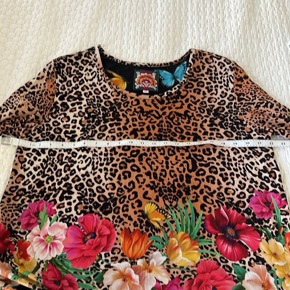 Johnny Was large long sleeve tee - Picture 4 of 6